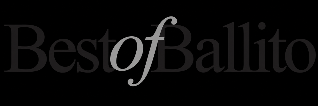Best of Ballito logo on a black background with a subtle watermark effect